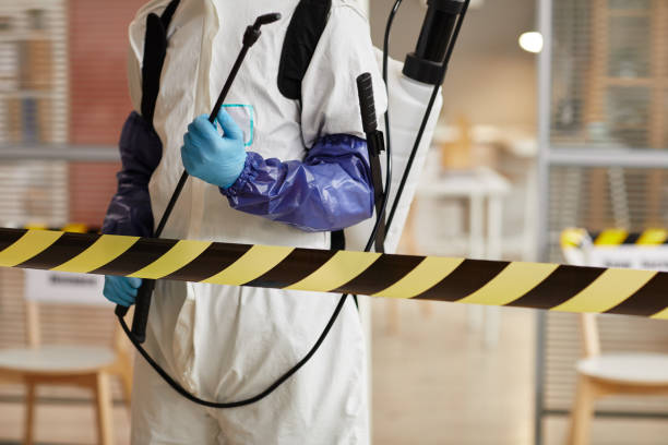 Professional Biohazard Cleanup technician working in White, SD